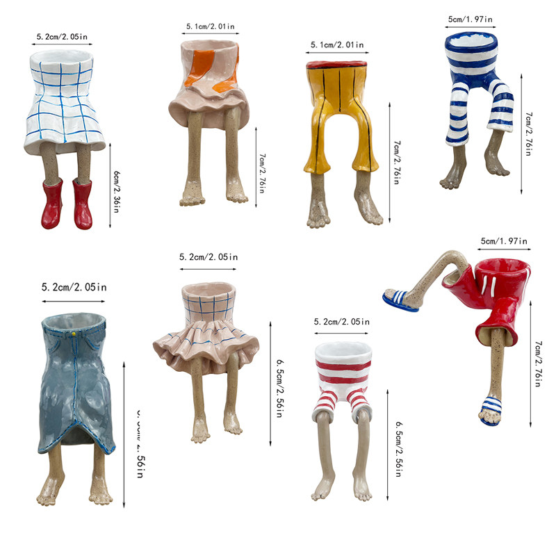 1Pcs Novelty Sitting Legs Cera - Plant Parent Gifts review and price