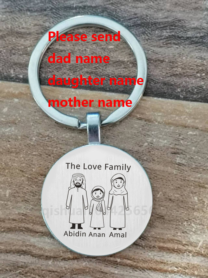 Custom Name Muslim Family Keyc - Plant Parent Gifts review and price
