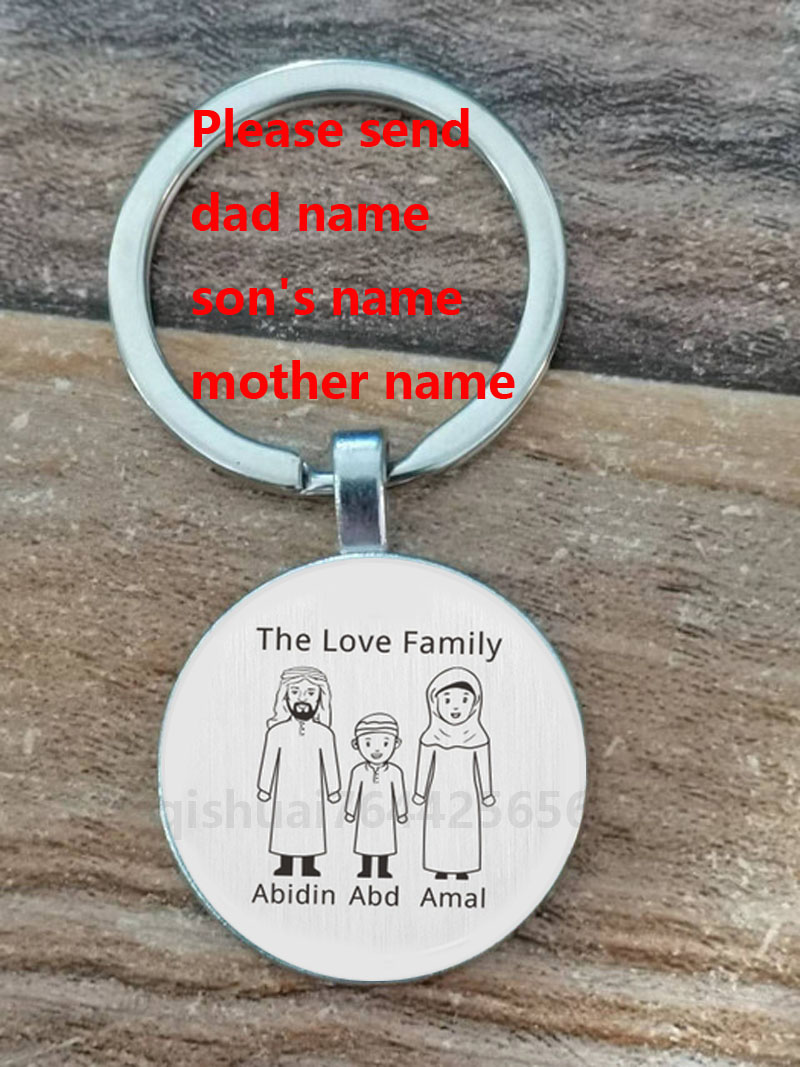 Custom Name Muslim Family Keyc - Plant Parent Gifts review and price
