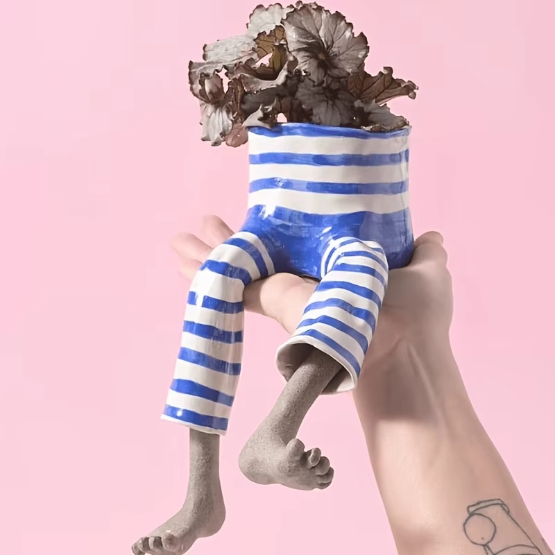 Whimsical Resin Leggy Planter  - Plant Parent Gifts review and price